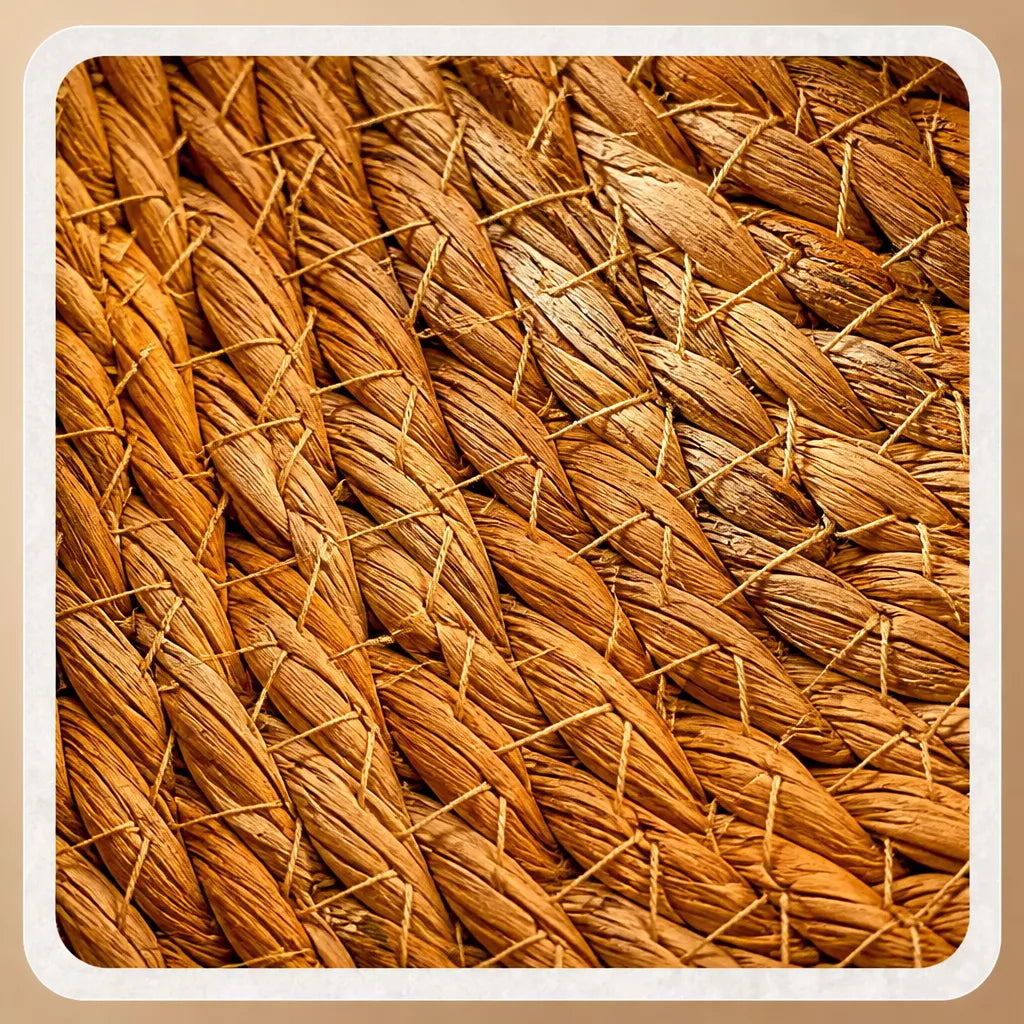 Woven Rattan Cat Bed with Cat-Ear Design