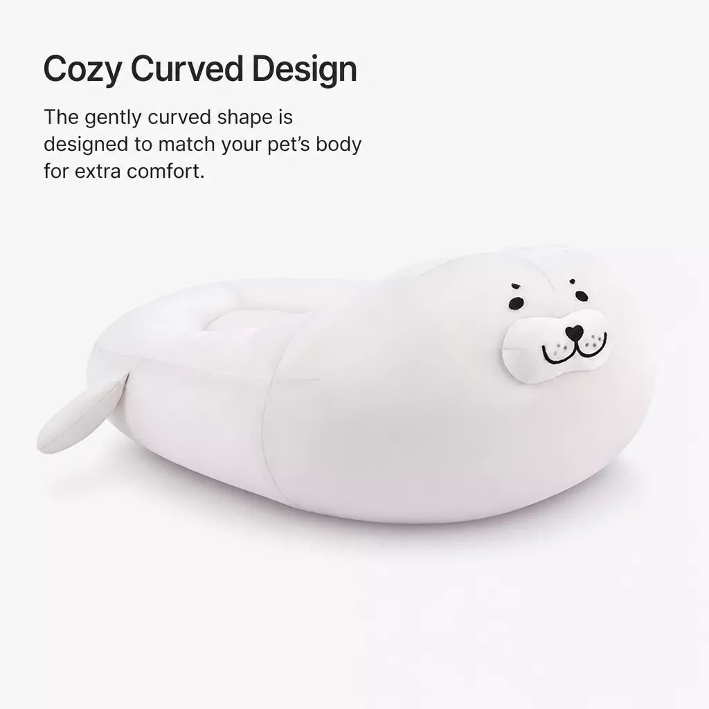 Semi-Enclosed Washable Pet Bed for Cats and Dogs