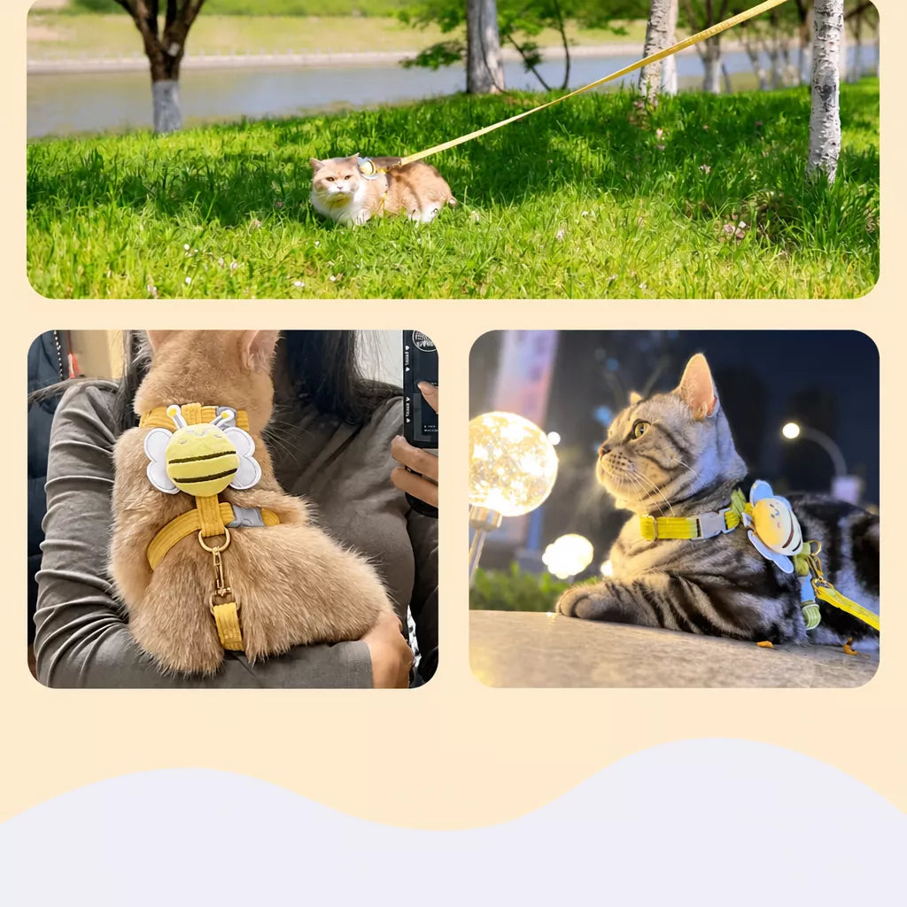 Nylon Cat Harness with Leash