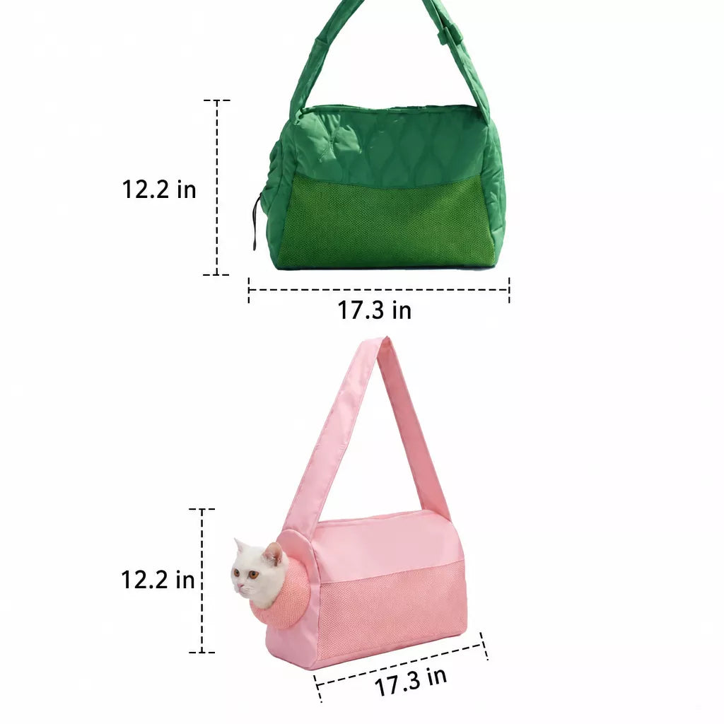 Double-Sided Mesh Pet Carrier Bag