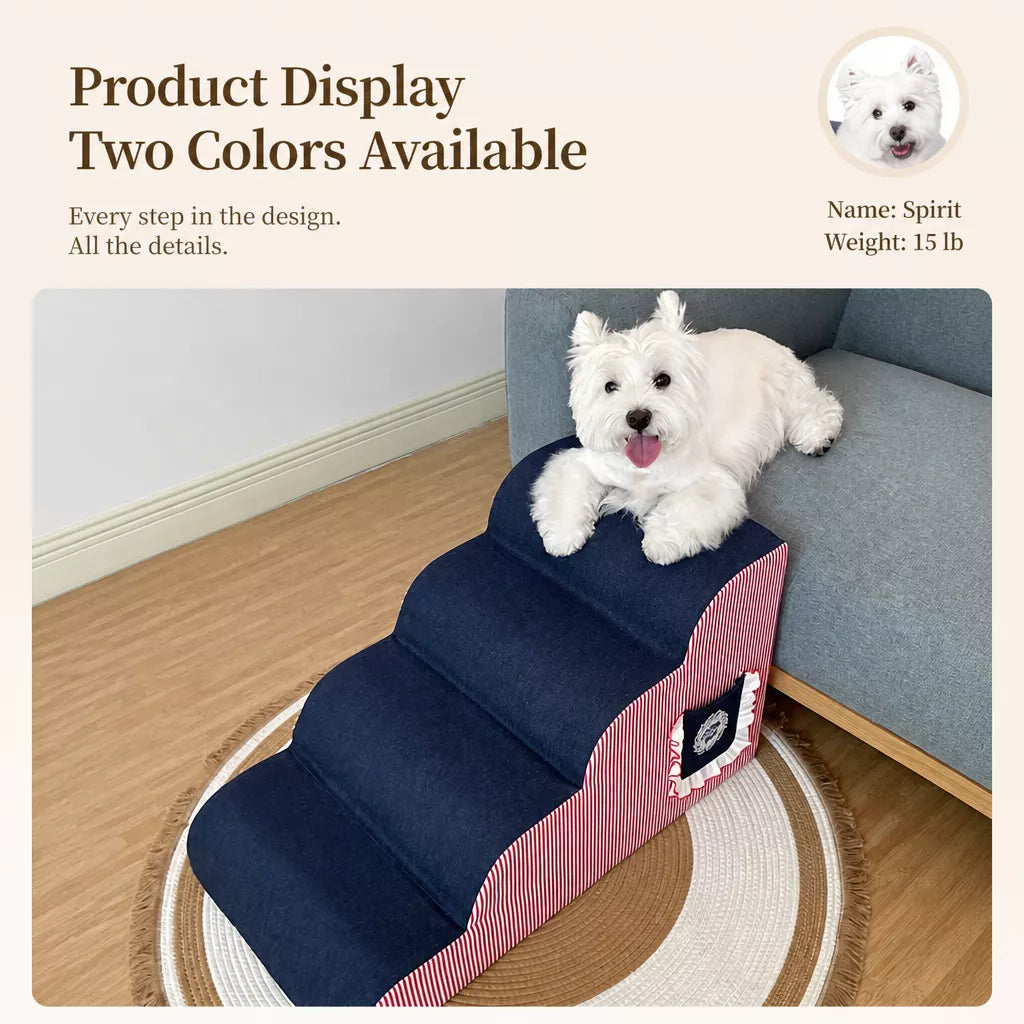 Removable Pet Stairs for Small Dogs, Sofas and Beds