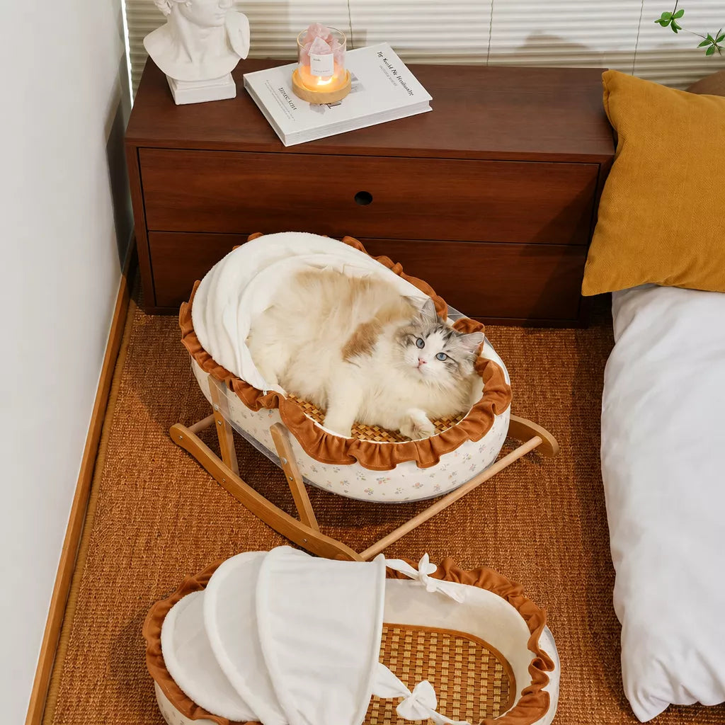 French-Style Rocking Cat Bed