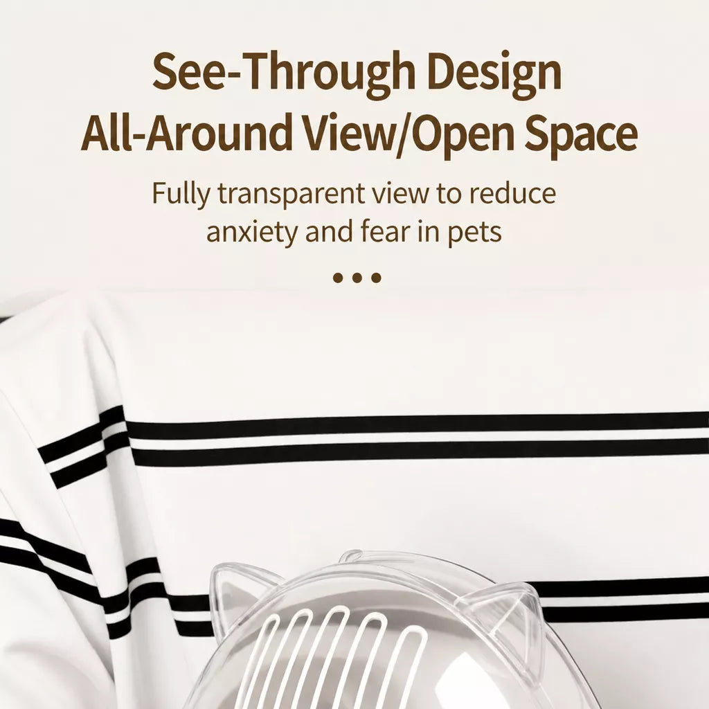 Clear Plastic Cat Elizabethan Collar