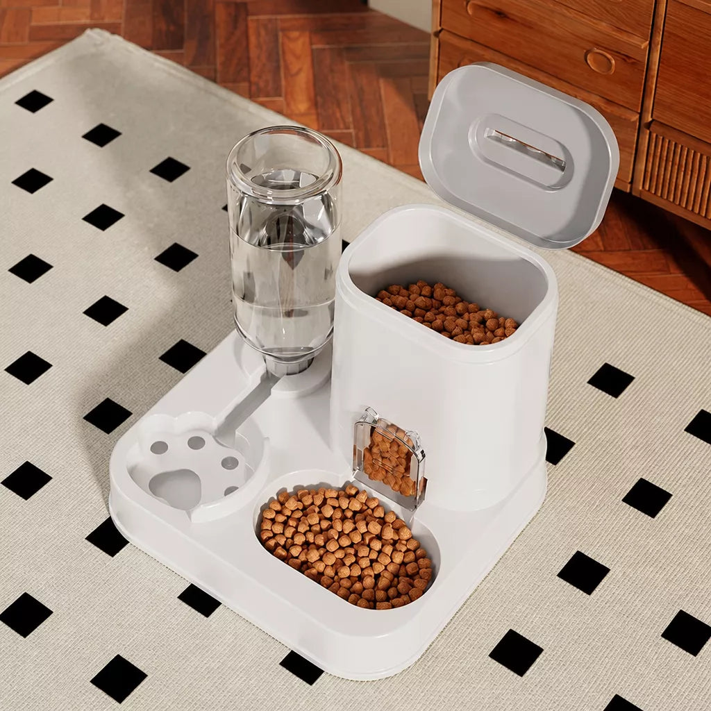 Automatic Pet Feeder and Water Bowl for Cats & Dogs