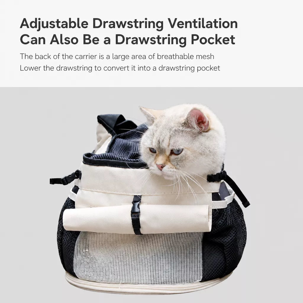 Mesh Backpack Pet Carrier for Small Cats and Dogs