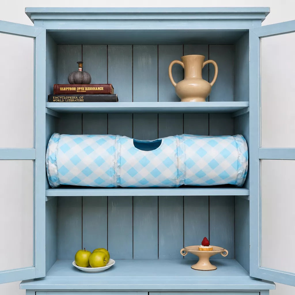 Plaid Pet Tunnel Bed