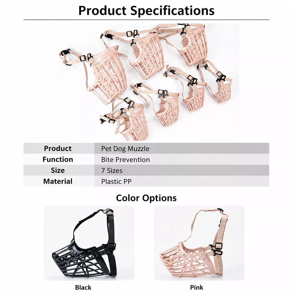 Breathable Mesh Dog Muzzle