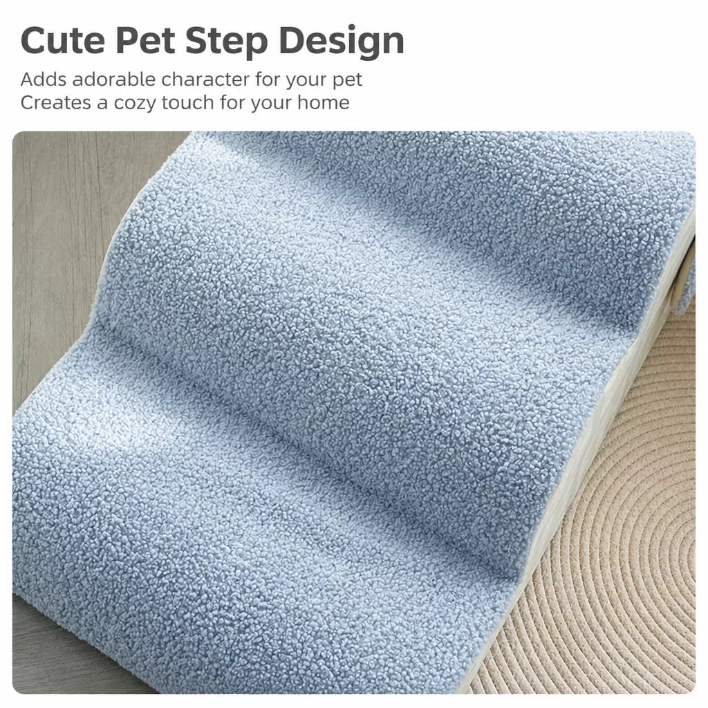 Foam Pet Stairs for Dogs and Cats, 3–5 Steps