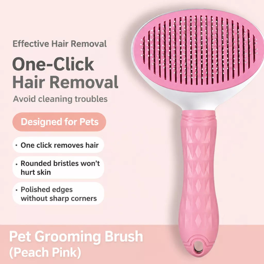 Self-Cleaning Pin Brush for Dogs & Cats