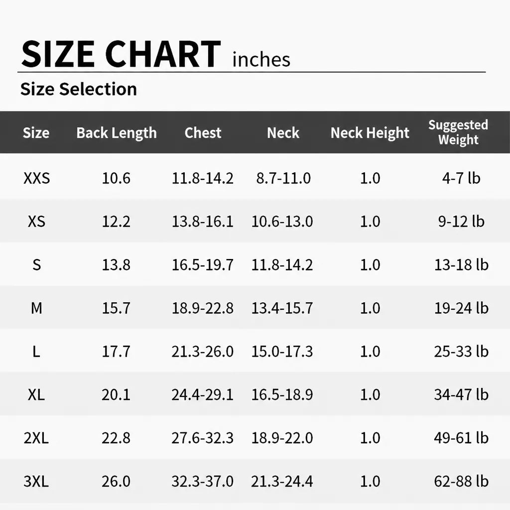 Lightweight Polyester Dog Vest