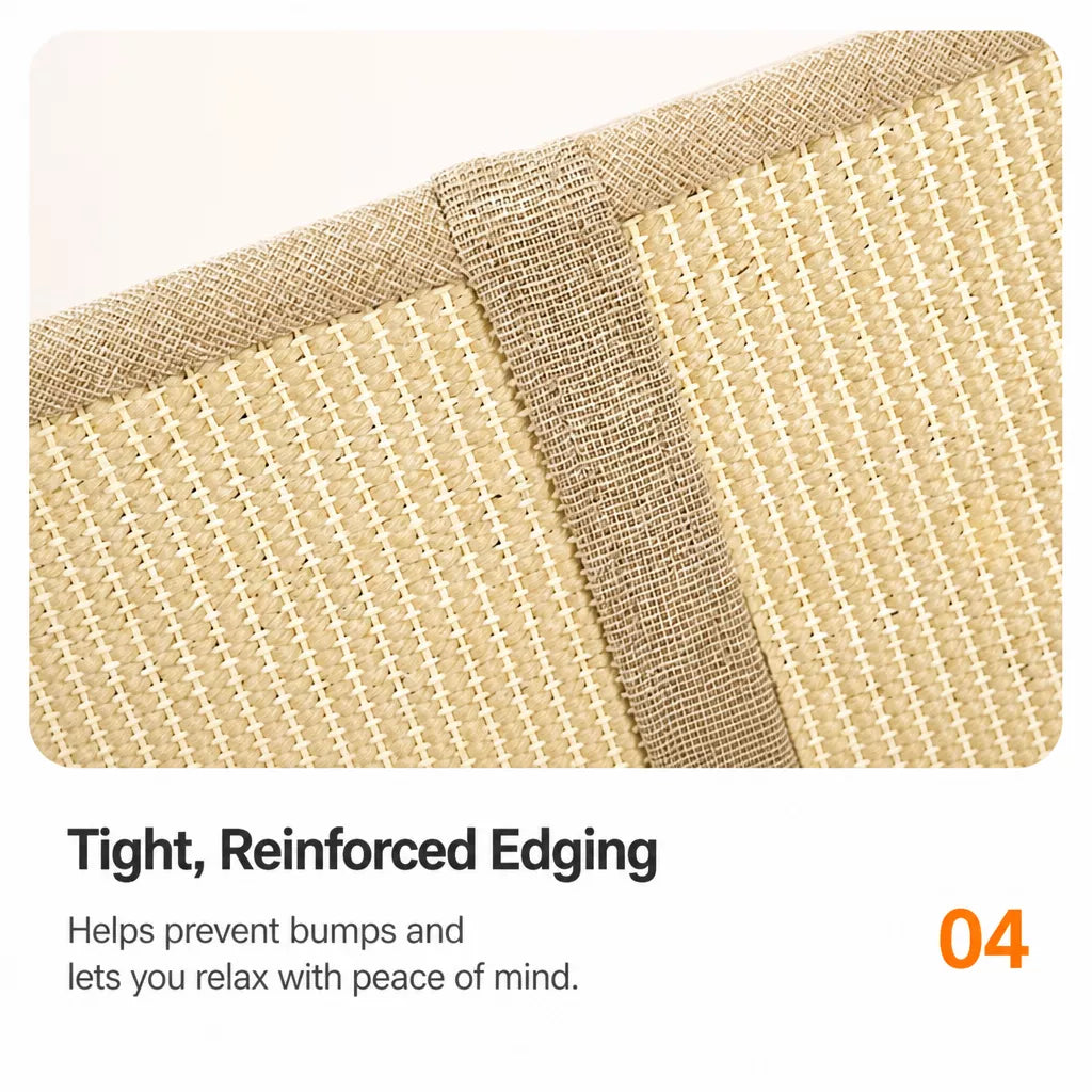 Two-Level Square Sisal Cat Scratching Barrel with Cat Bed