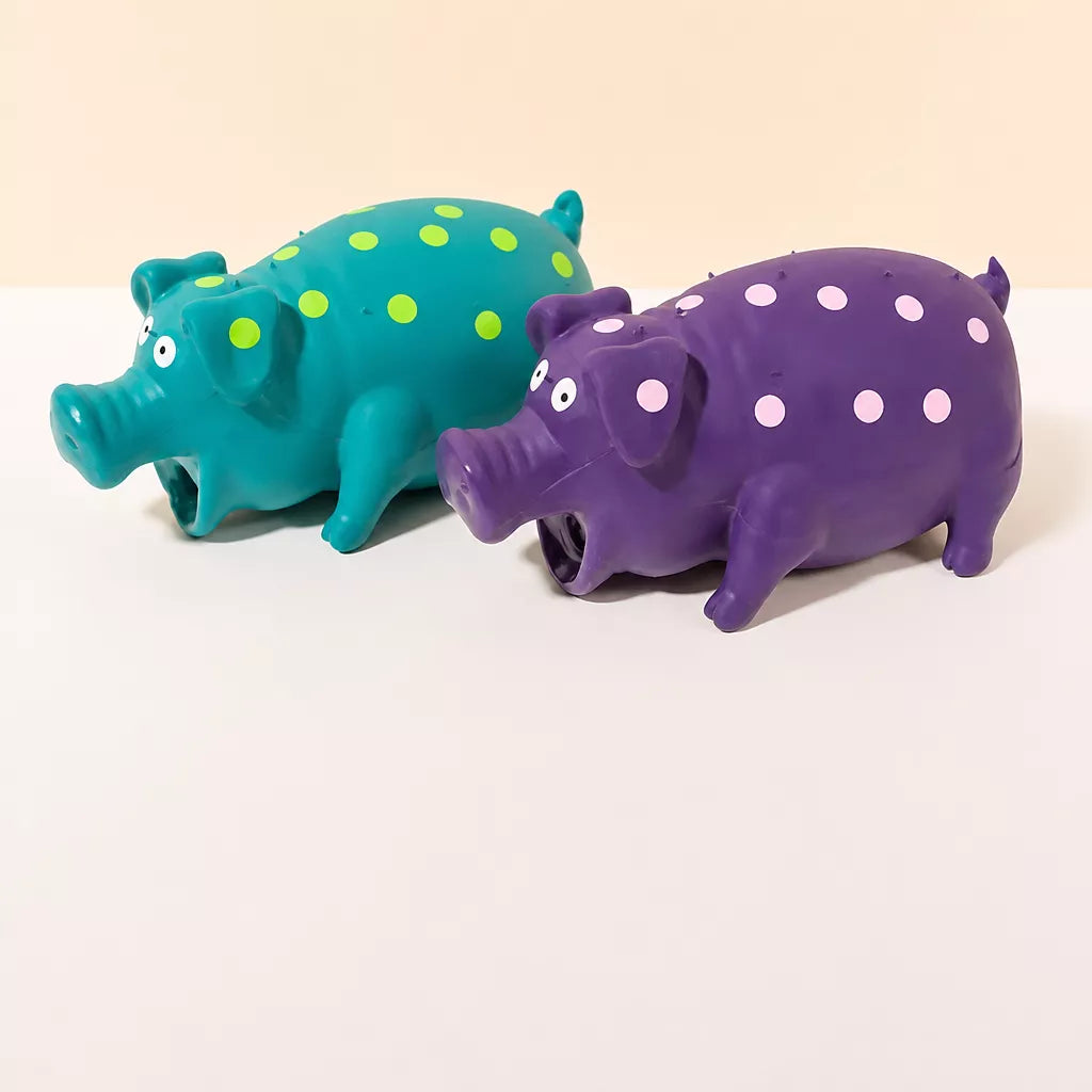 Pig-Shaped Squeaky Dog Toy for Interactive Play