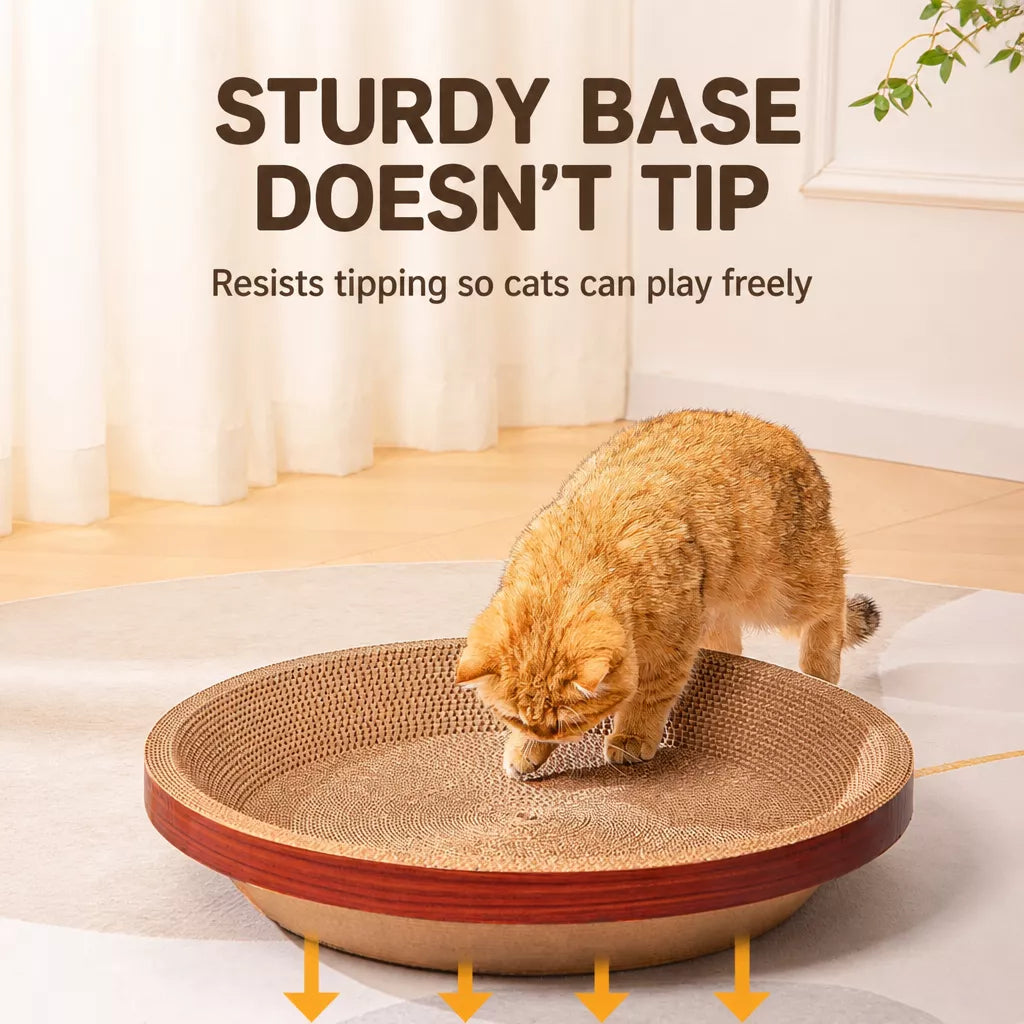 Corrugated Cardboard Cat Scratcher Lounge