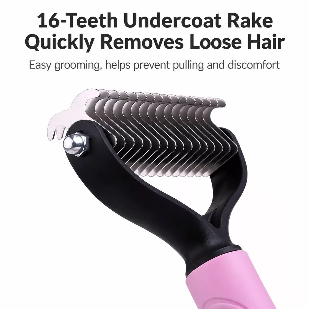 Double-Sided Pet Detangling & Thinning Comb