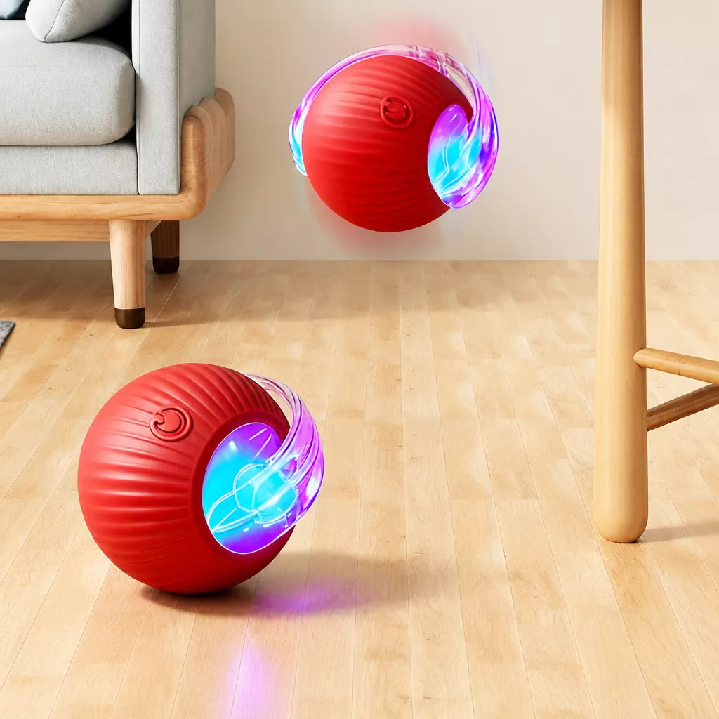 3-Mode Automatic Cat Ball Toy with String