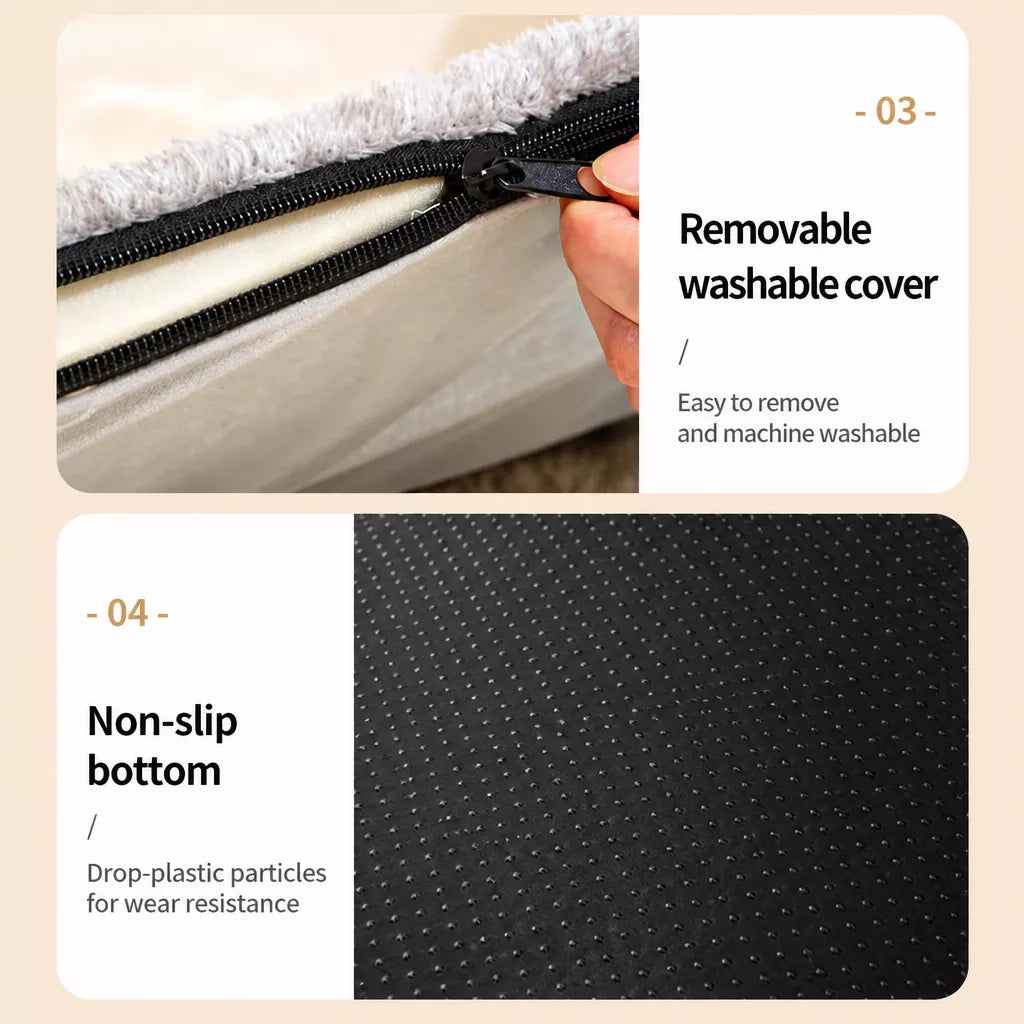Enclosed Covered Pet Bed for Dogs and Cats