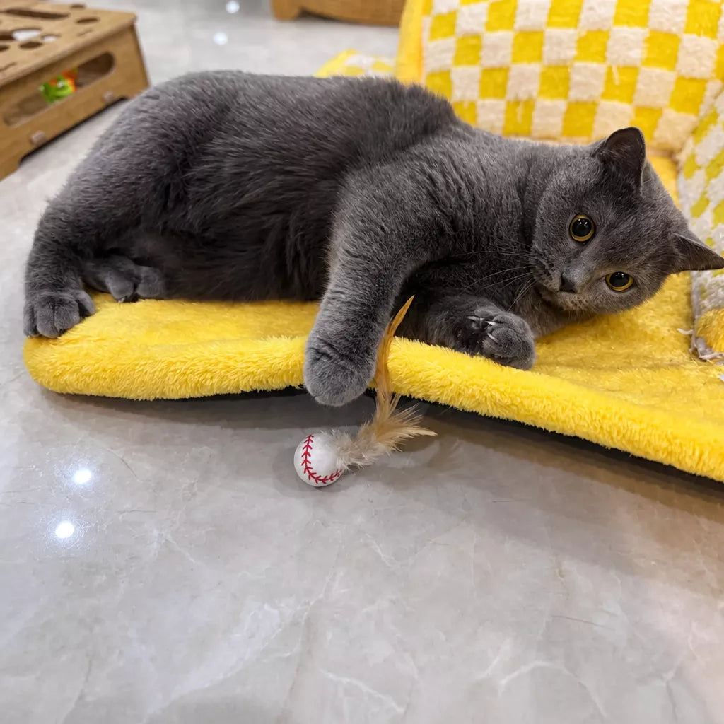 Cat Feather Ball Toy