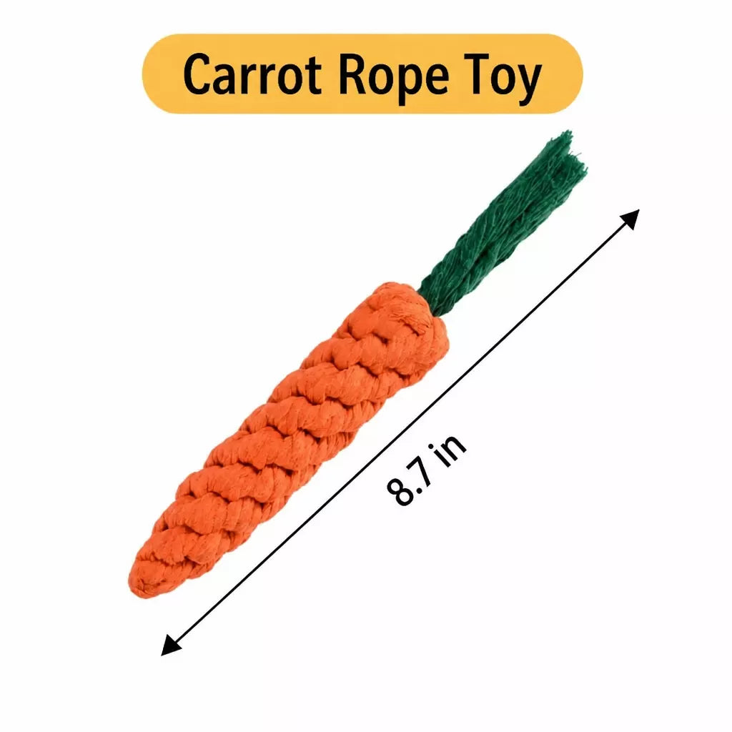 Knotted Rope Dog Toy for Tug, Fetch & Chew Play