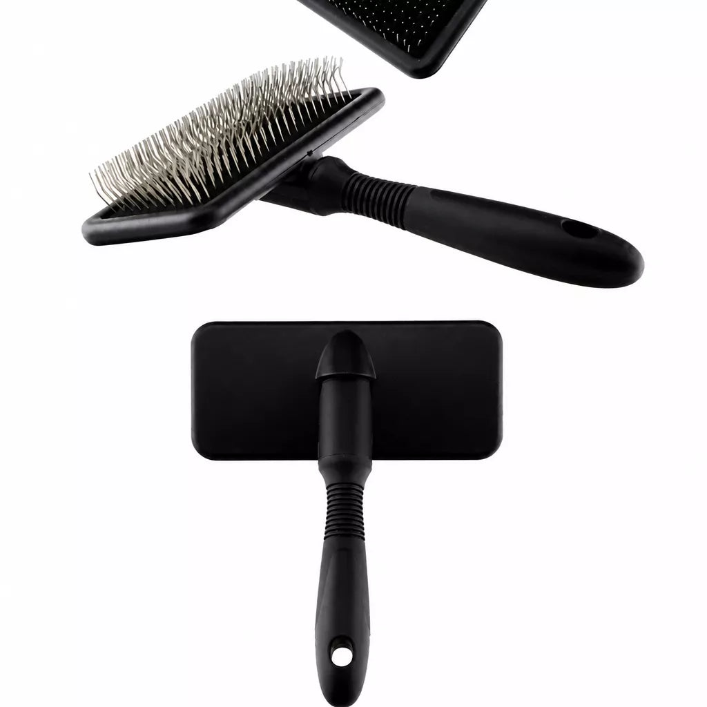 Dog & Cat Grooming Pin Brush for Detangling and Loose Fur