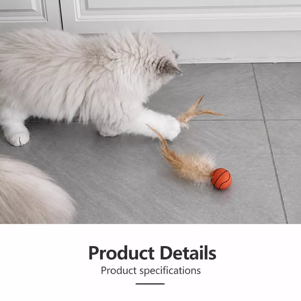 Cat Feather Ball Toy
