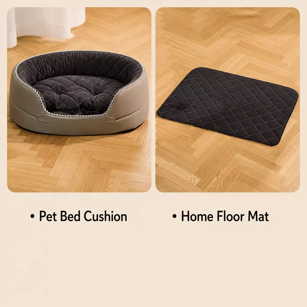 Foam Dog Crate & Floor Mat