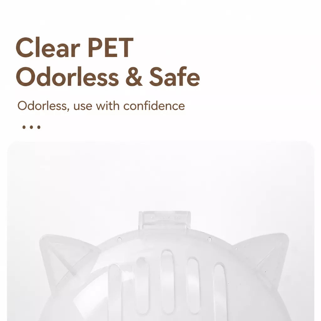 Clear Plastic Cat Elizabethan Collar