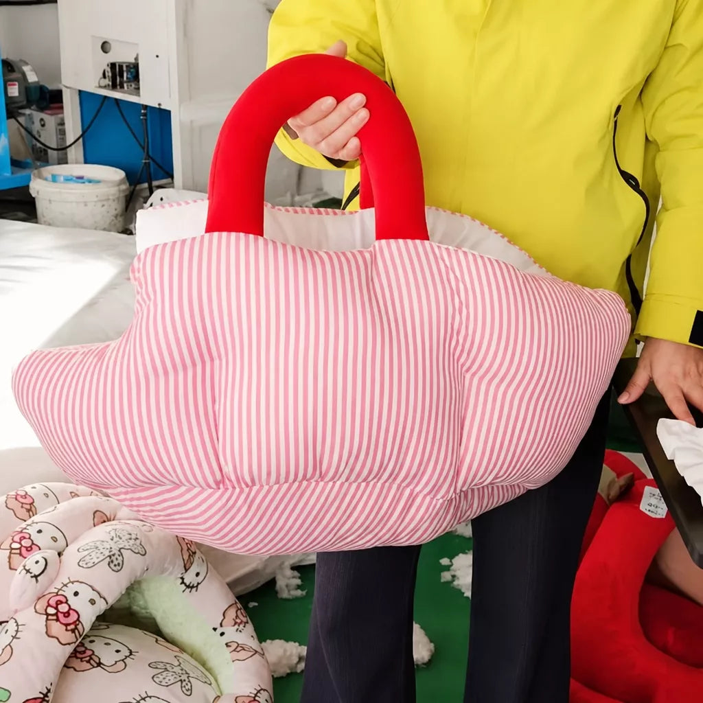 Portable Polyester Pet Bed with Carry Handle