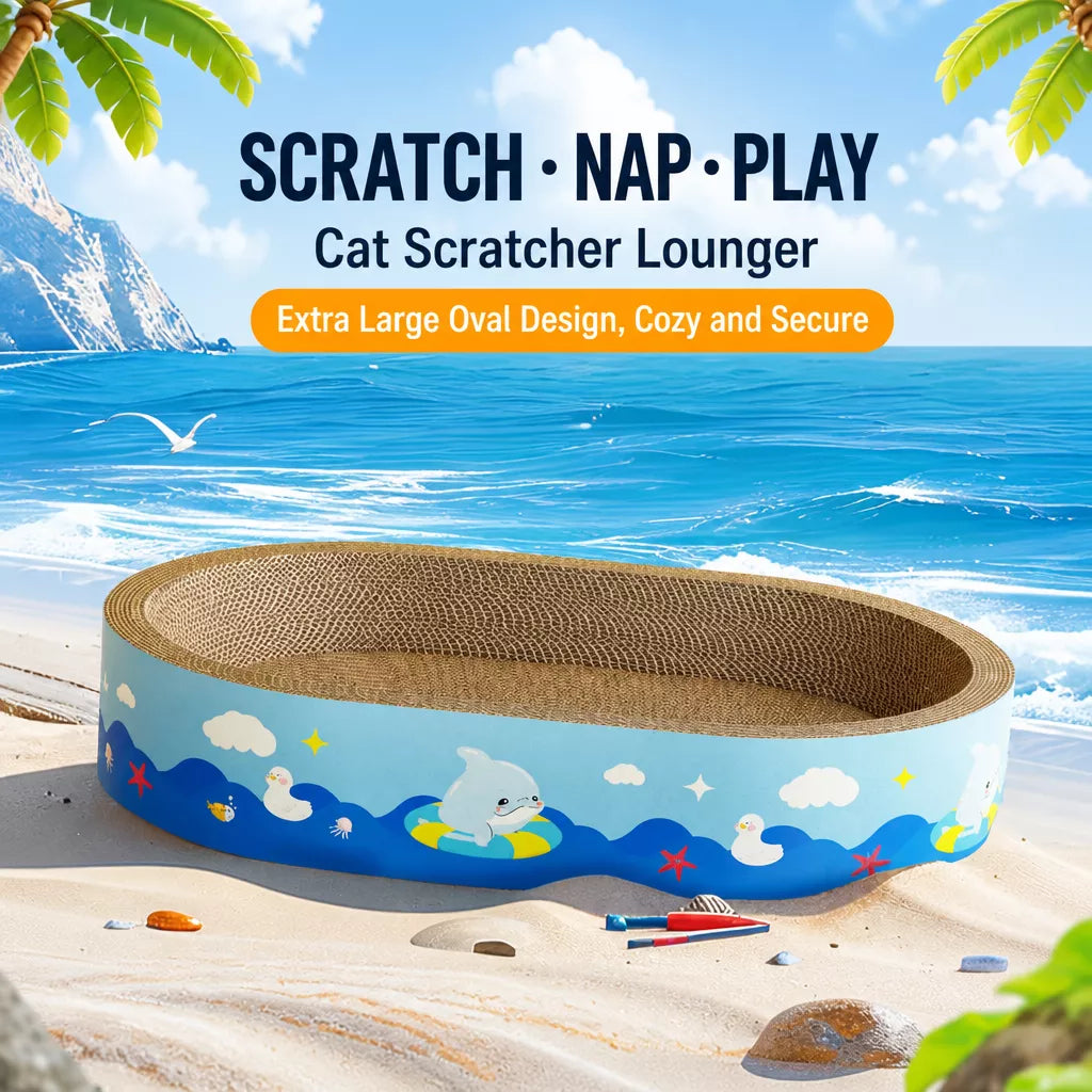 Kraft Paper Cat Scratcher Lounge