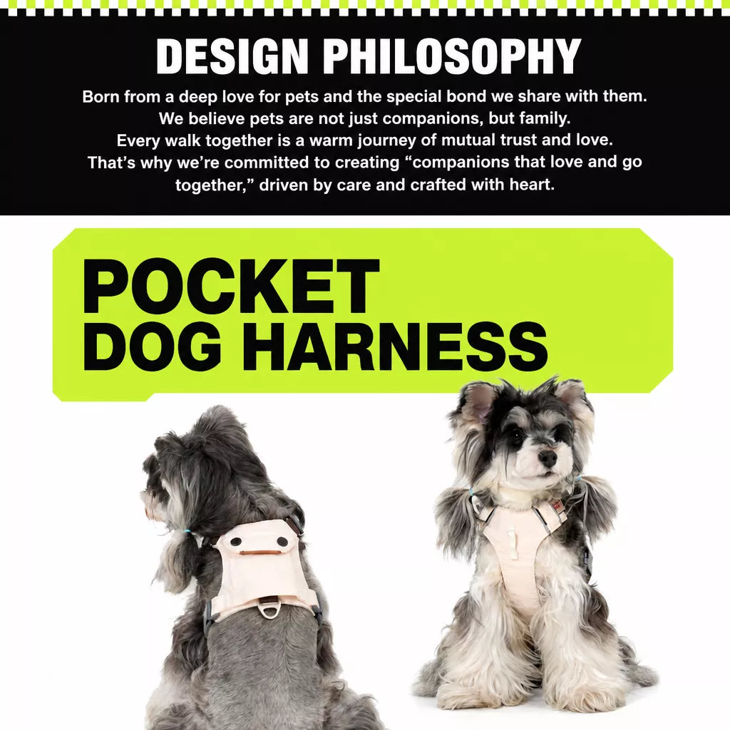 Adjustable Vest-Style Dog Harness with Leash for Walks