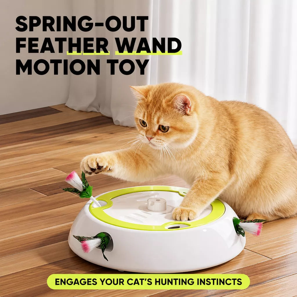 Rechargeable Automatic Whack-a-Mole Cat Toy