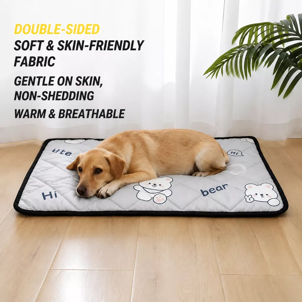 Reversible Waterproof Oxford Cloth Pet Mat for Dogs & Cats
