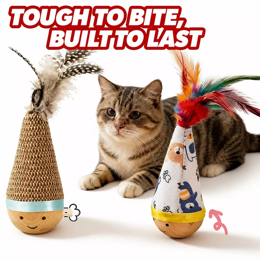 Wobble Dog & Cat Toy for Indoor Play