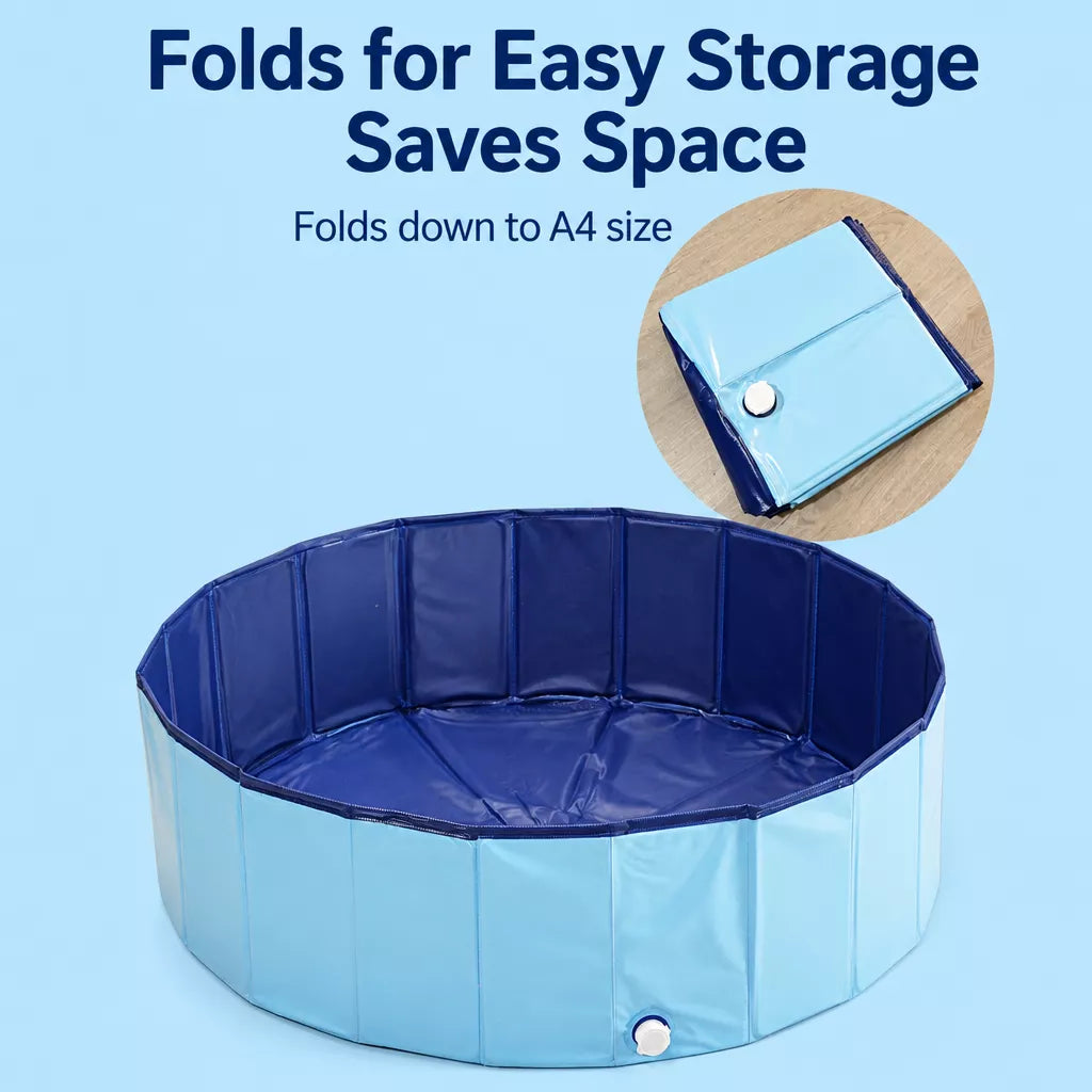 Foldable Pet Bath Tub for Cats & Dogs
