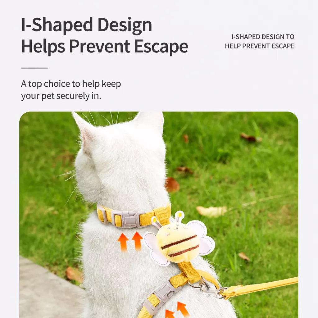 Nylon Cat Harness with Leash