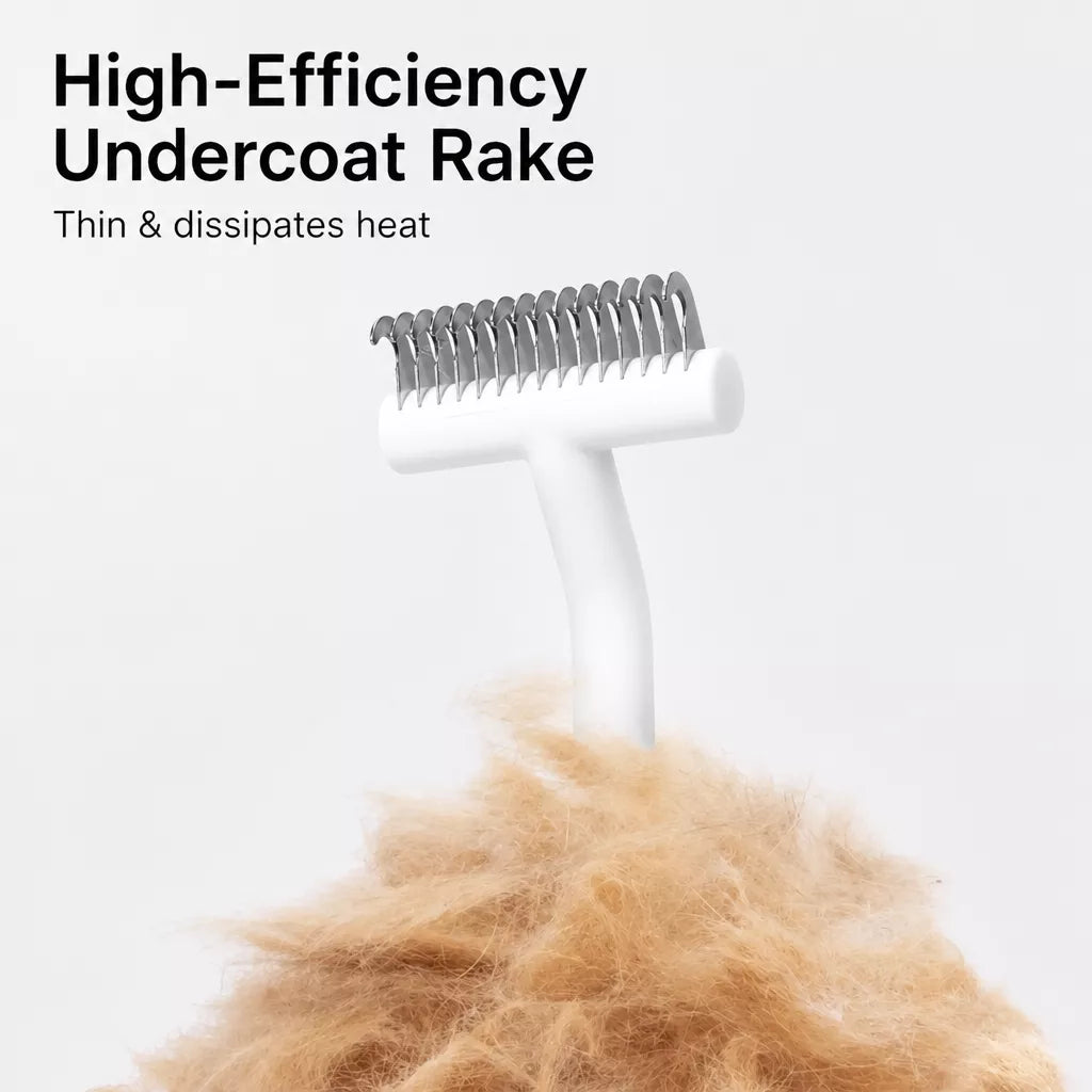 Pet Detangling and Loose Hair Removal Comb for Cats and Dogs