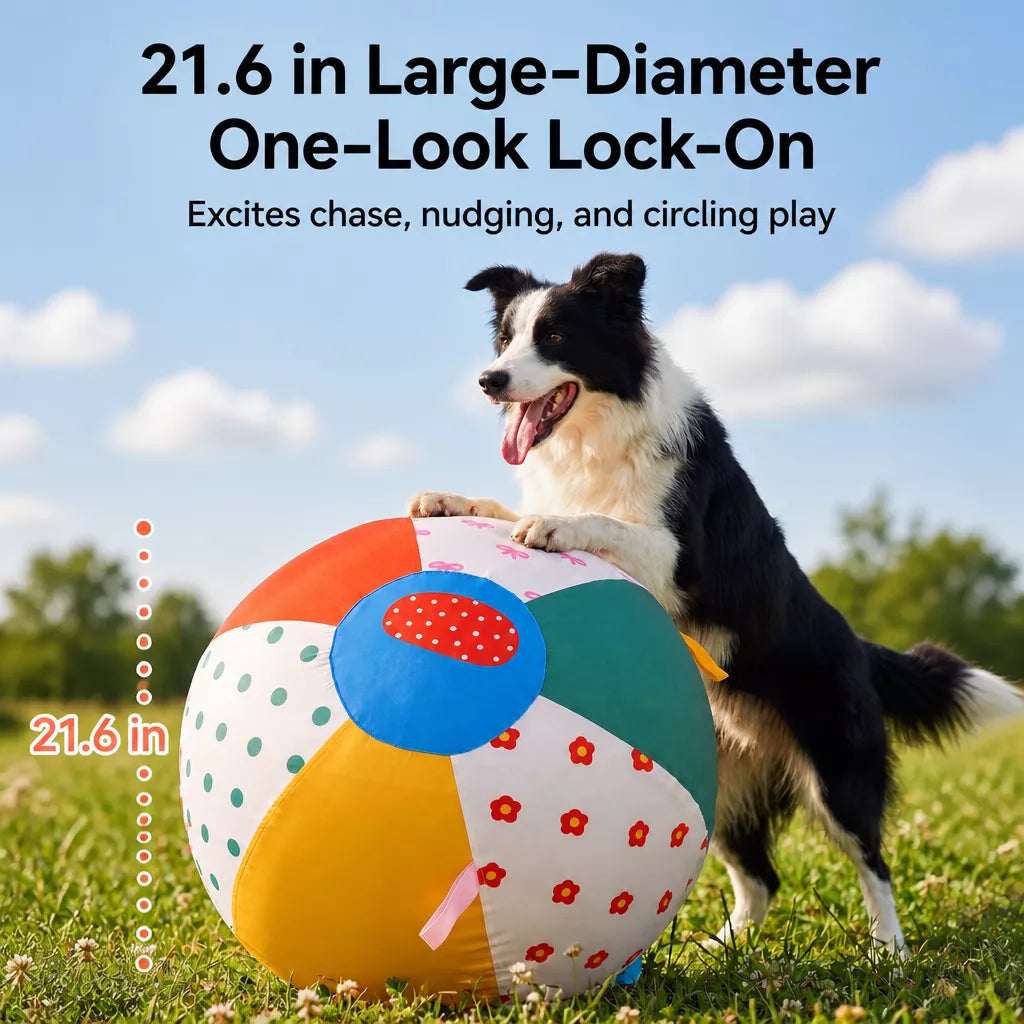 Oversized Interactive Dog Toy Ball for Medium & Large Dogs