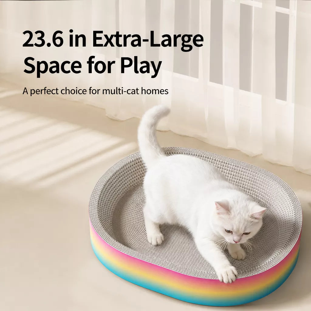 Corrugated Cardboard Cat Scratcher Lounge Bed