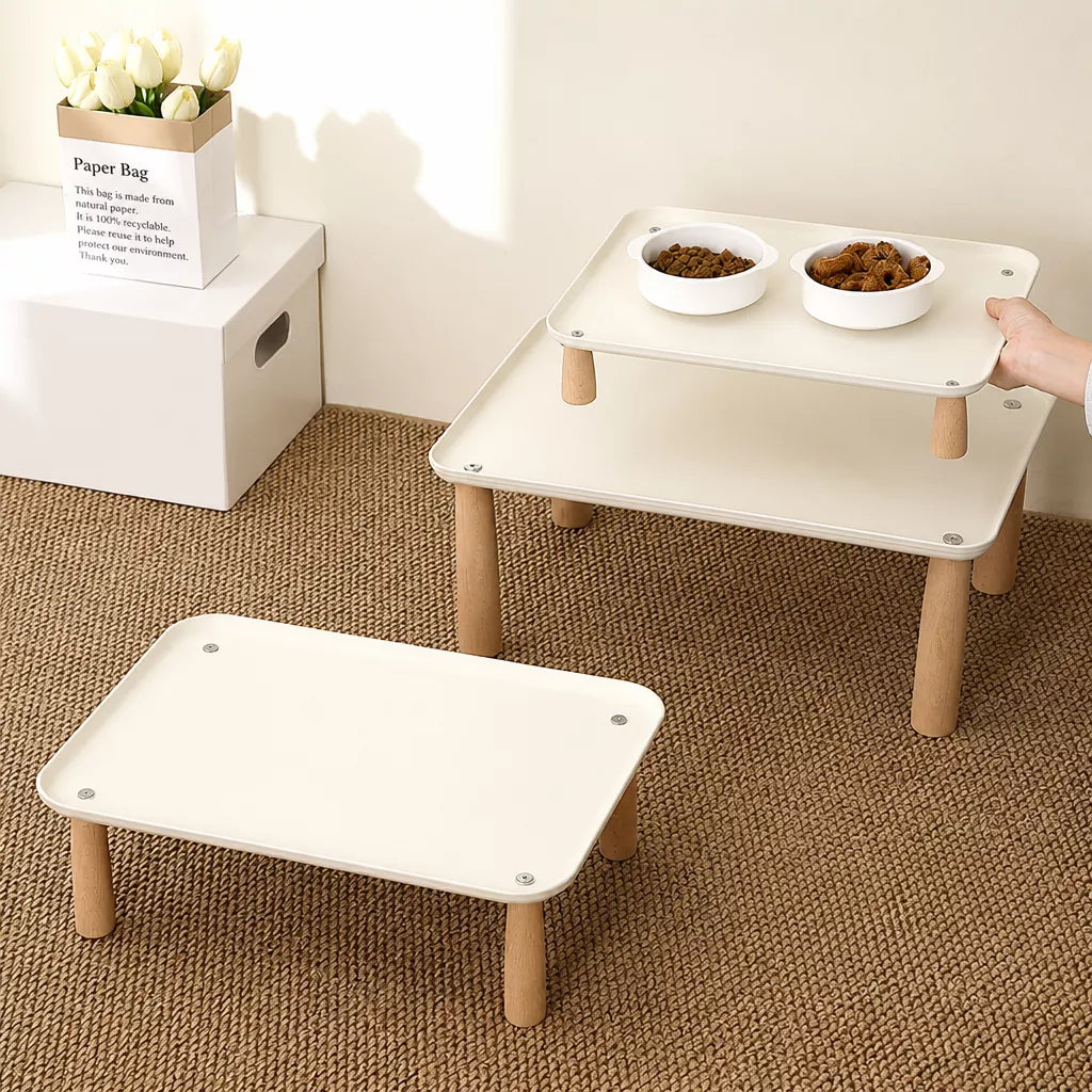 Elevated Pet Bowl Stand with Height Options