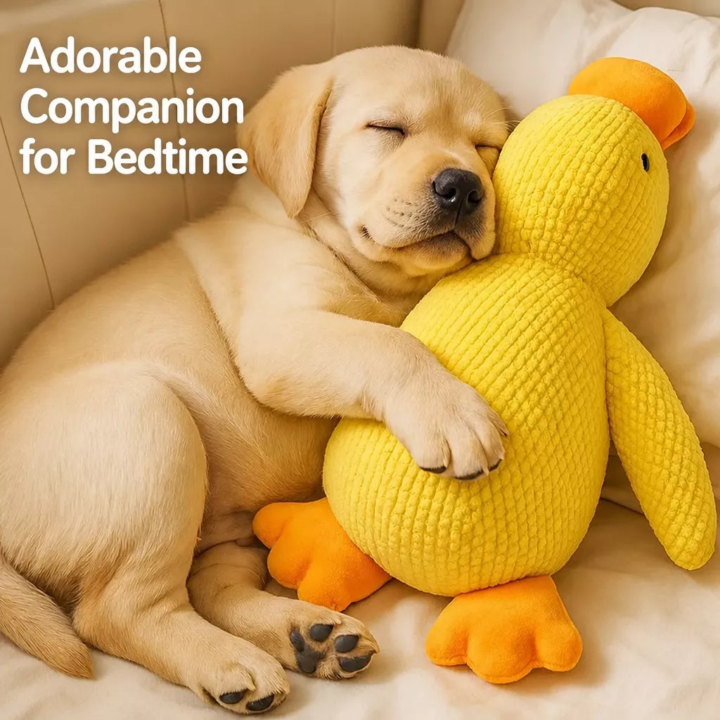 Plush Squeaky Duck Toy for Dogs and Cats