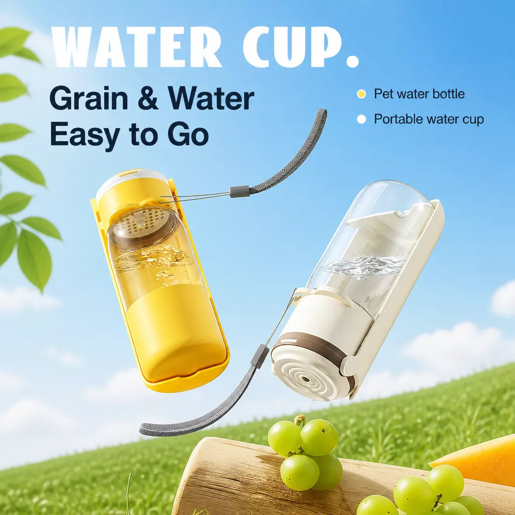 Portable Dog Water Bottle for Walks and Travel