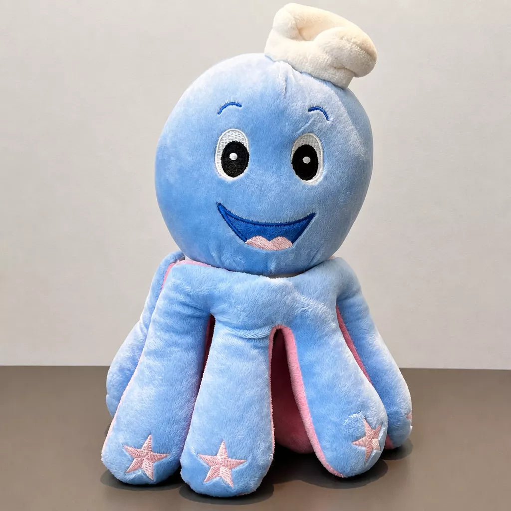 Plush Dog Toys with Squeakers and Crinkle Details