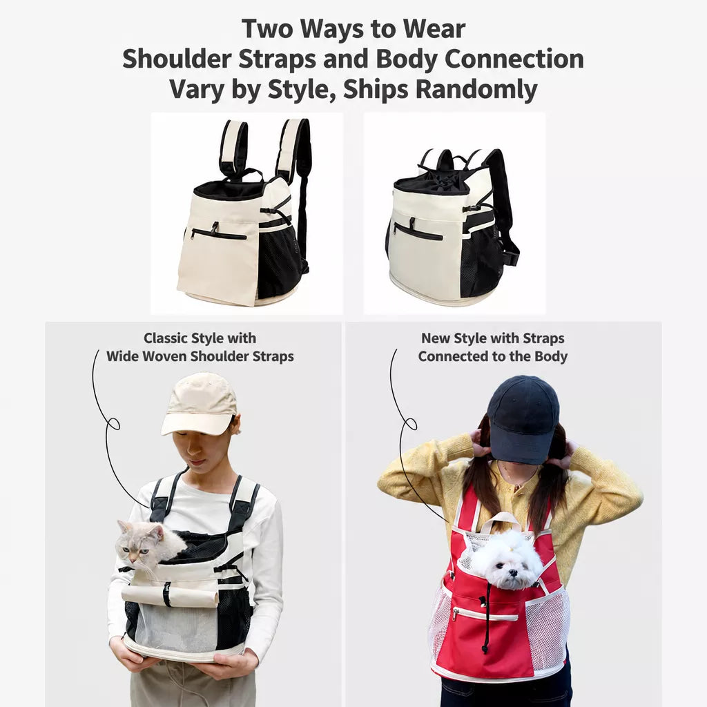 Pet Backpack Carrier for Cats and Small Dogs