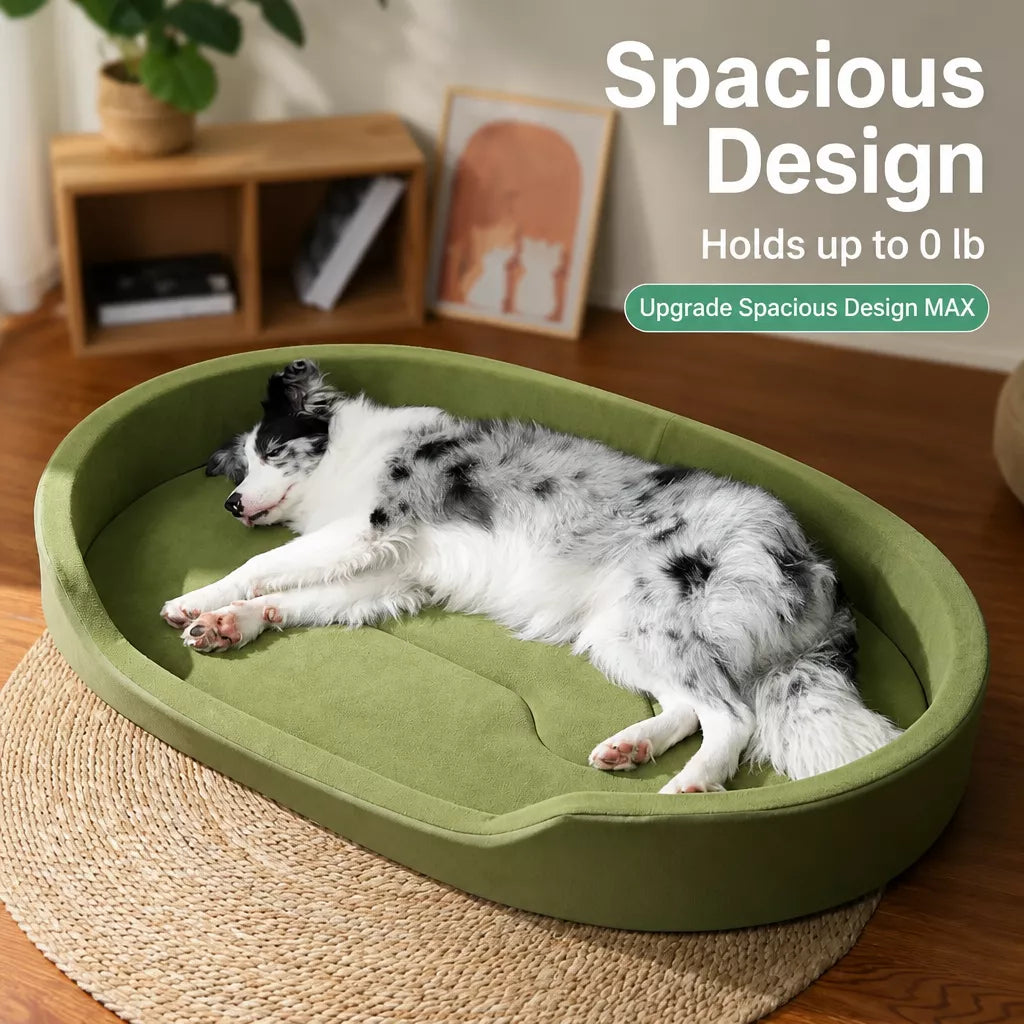 All-Season Washable Dog Bed with Removable Cover