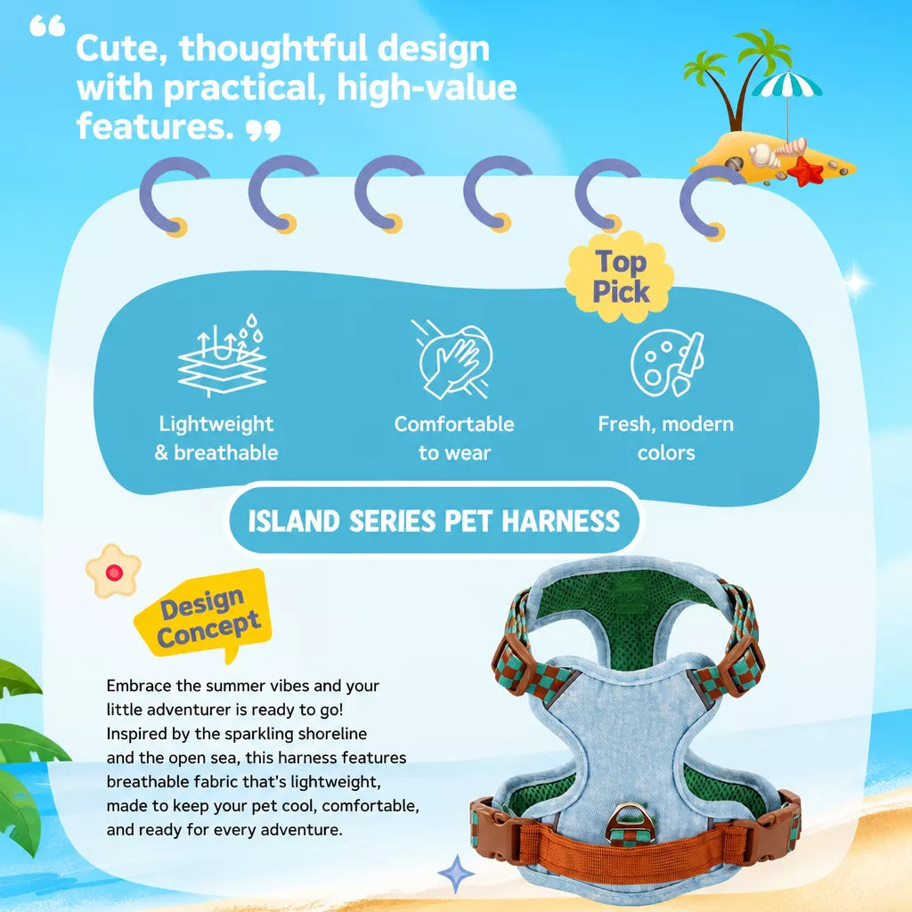 Adjustable Polyester Dog Harness
