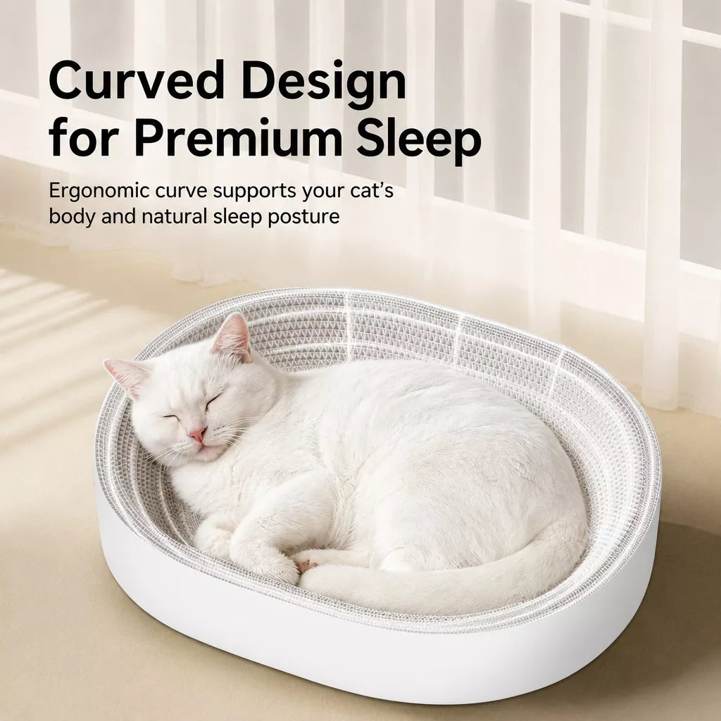 Corrugated Cardboard Cat Scratcher Lounge