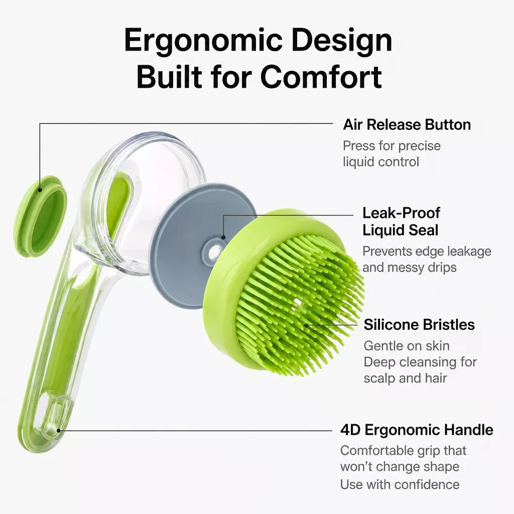Pet Bath Brush for Dogs and Cats