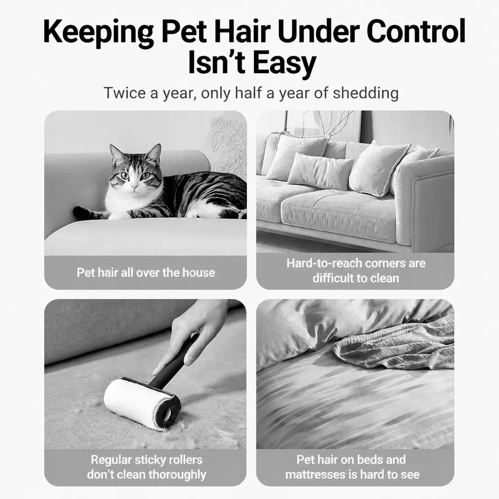 Pet Grooming Vacuum and Dryer with Deshedding Brush
