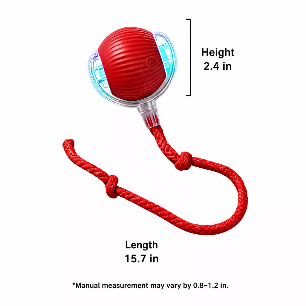 3-Mode Automatic Cat Ball Toy with String