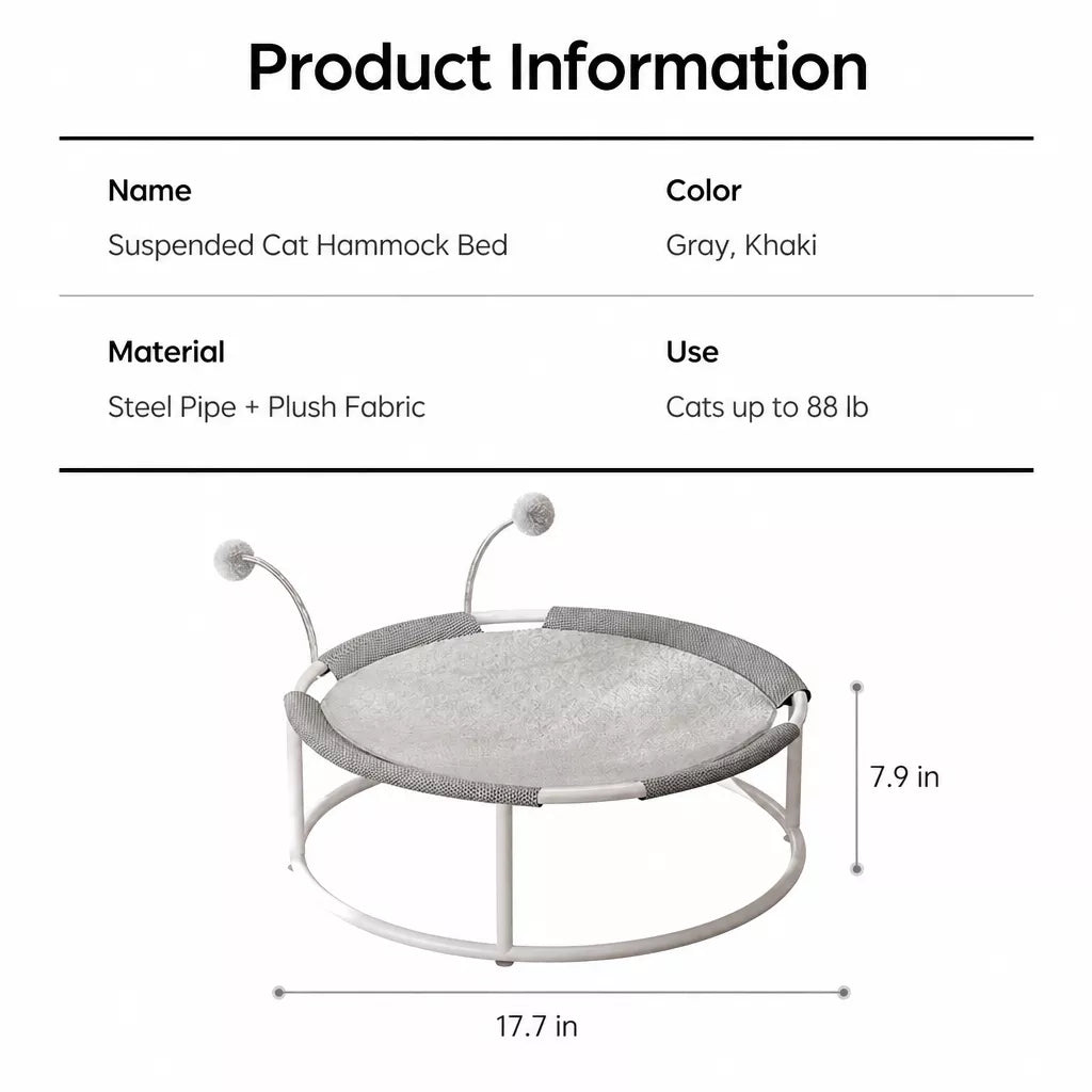 All-Season Cat Tower with Bed and Hammock