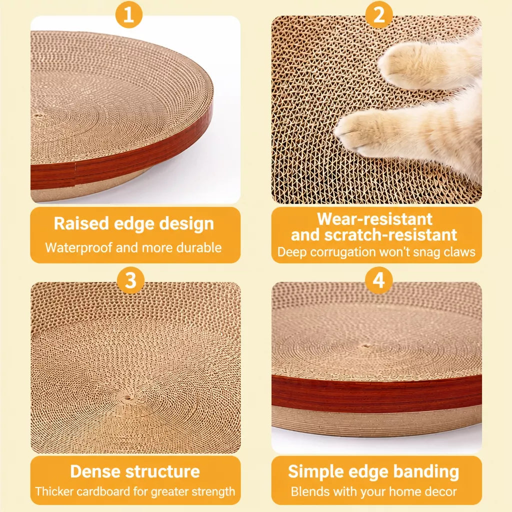 Corrugated Cardboard Cat Scratcher Lounge